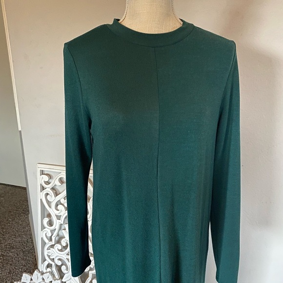 HIJAB HOUSE Long sleeve green bodycon knit dress king sleeve size 10 - Picture 6 of 7